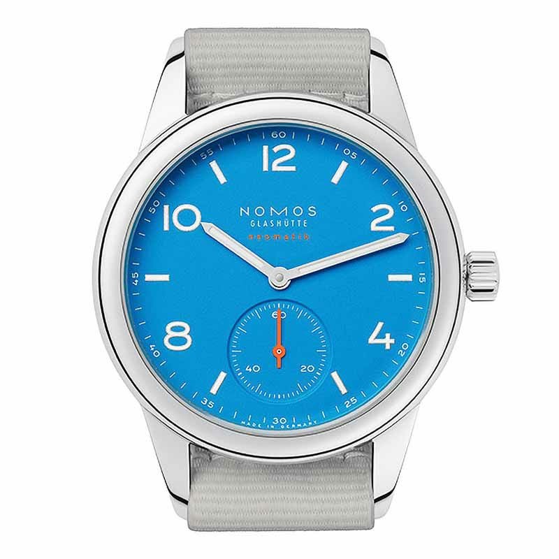 NOMOS GLASHUETTE Club Neomatik Signalblau ノモス グラスヒュッテ クラブ ネオマティック シグナルブルー CL130011SB2