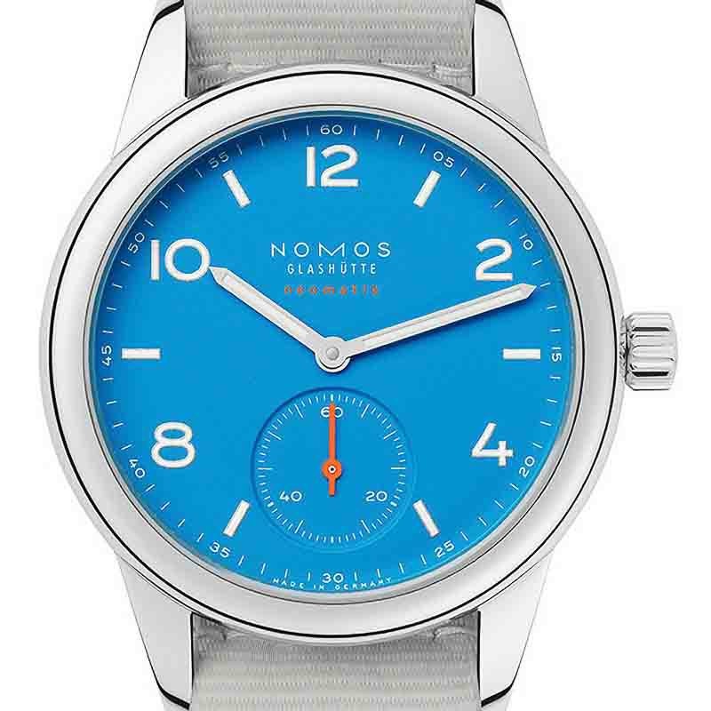 NOMOS GLASHUETTE Club Neomatik Signalblau ノモス グラスヒュッテ クラブ ネオマティック シグナルブルー CL130011SB2