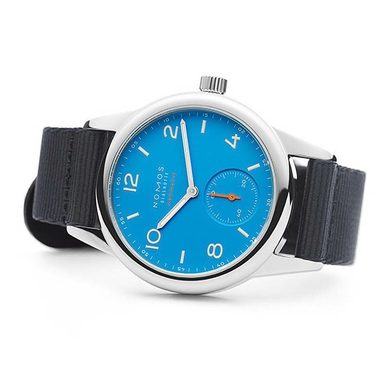 NOMOS GLASHUETTE Club Neomatik Signalblau ノモス グラスヒュッテ クラブ ネオマティック シグナルブルー CL130011SB2