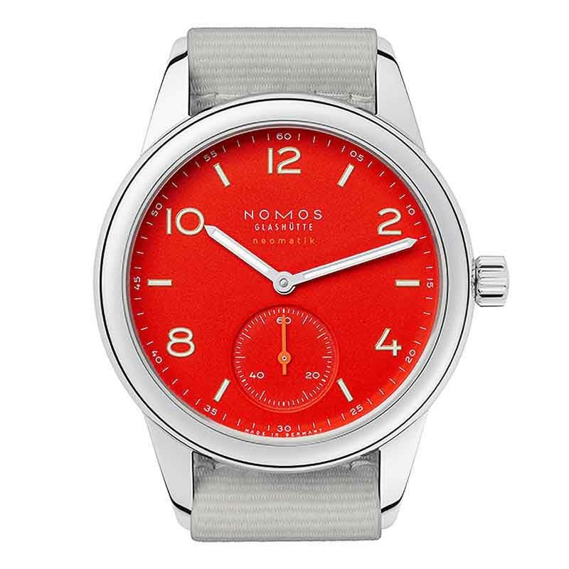 NOMOS GLASHUETTE Club Neomatik Signalrot ノモス グラスヒュッテ クラブ ネオマティック シグナルレッド CL130011SR2