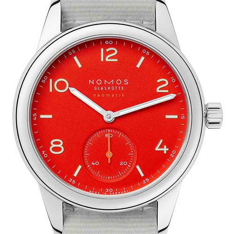 NOMOS GLASHUETTE Club Neomatik Signalrot ノモス グラスヒュッテ クラブ ネオマティック シグナルレッド CL130011SR2