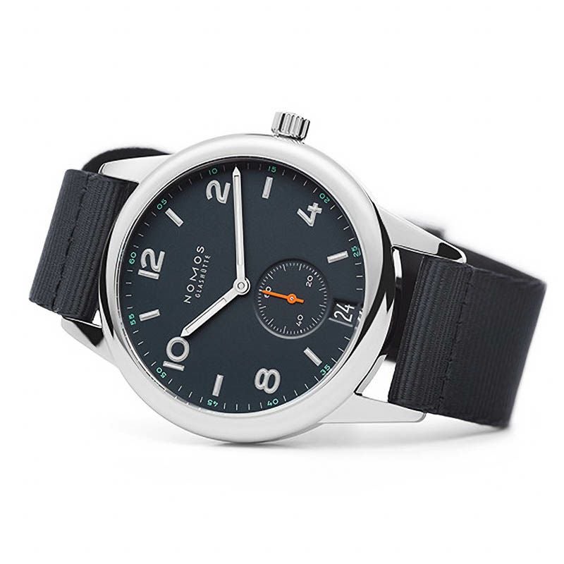 NOMOS GLASHUETTE Club Automat Datum Atlantik ノモス グラスヒュッテ クラブ オートマティック デイト アトランティック CL151011AT2
