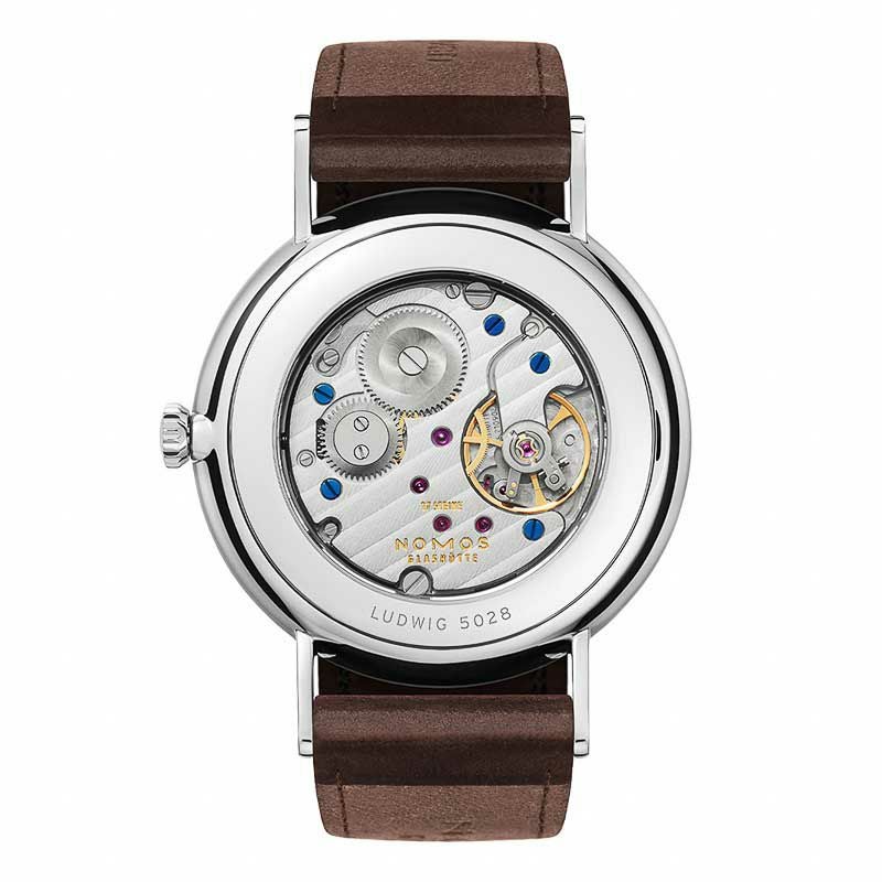 NOMOS GLASHUETTE Ludwig 38 Enamel White ノモス グラスヒュッテ ラドウィッグ 38 エナメルホワイト LD1A2EW238