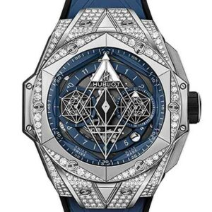 HUBLOT BIG BANG UNICO SANG BLEU II TITANIUM BLUE PAVE ウブロ ビッグ・バン ウニコ サンブルー II チタニウム ブルー パヴェ 418.NX.5107.RX.1604.MXM20
