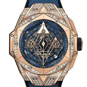 HUBLOT BIG BANG UNICO SANG BLEU II KING GOLD BLUE PAVE ウブロ ビッグ・バン ウニコ サンブルー II キングゴールド ブルー パヴェ 418.OX.5108.RX.1604.MXM20
