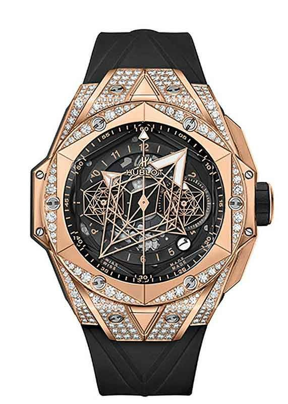 HUBLOT BIG BANG UNICO SANG BLEU II KING GOLD PAVE ウブロ ビッグ・バン ウニコ サンブルー II キングゴールド パヴェ 418.OX.1108.RX.1604.MXM20