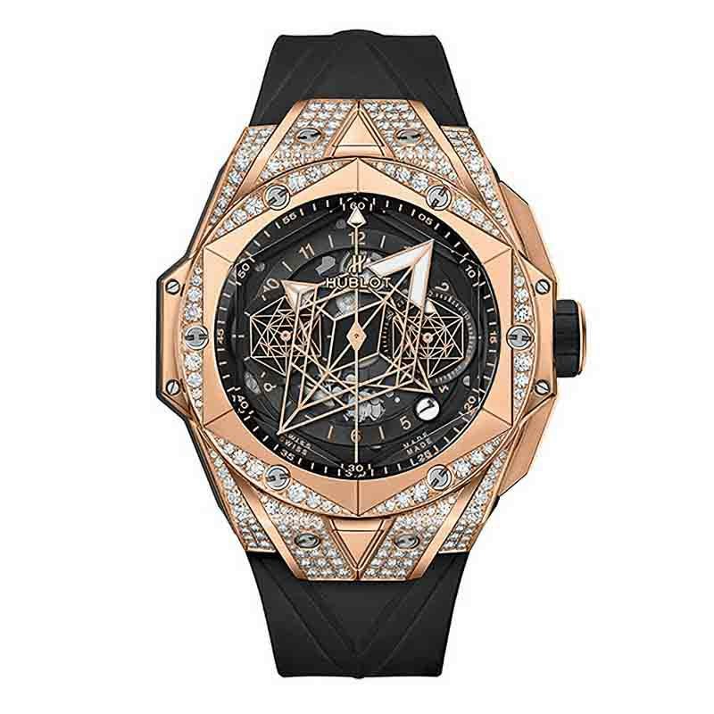 HUBLOT BIG BANG UNICO SANG BLEU II KING GOLD PAVE ウブロ ビッグ・バン ウニコ サンブルー II キングゴールド パヴェ 418.OX.1108.RX.1604.MXM20