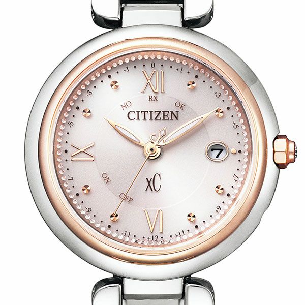 xC Titania Happy Flight Eco Drive Model クロスシー ティタニア ライン ハッピーフライト エコ・ドライブ電波時計北川景子 広告着用モデル サクラピンク ES9465-50W