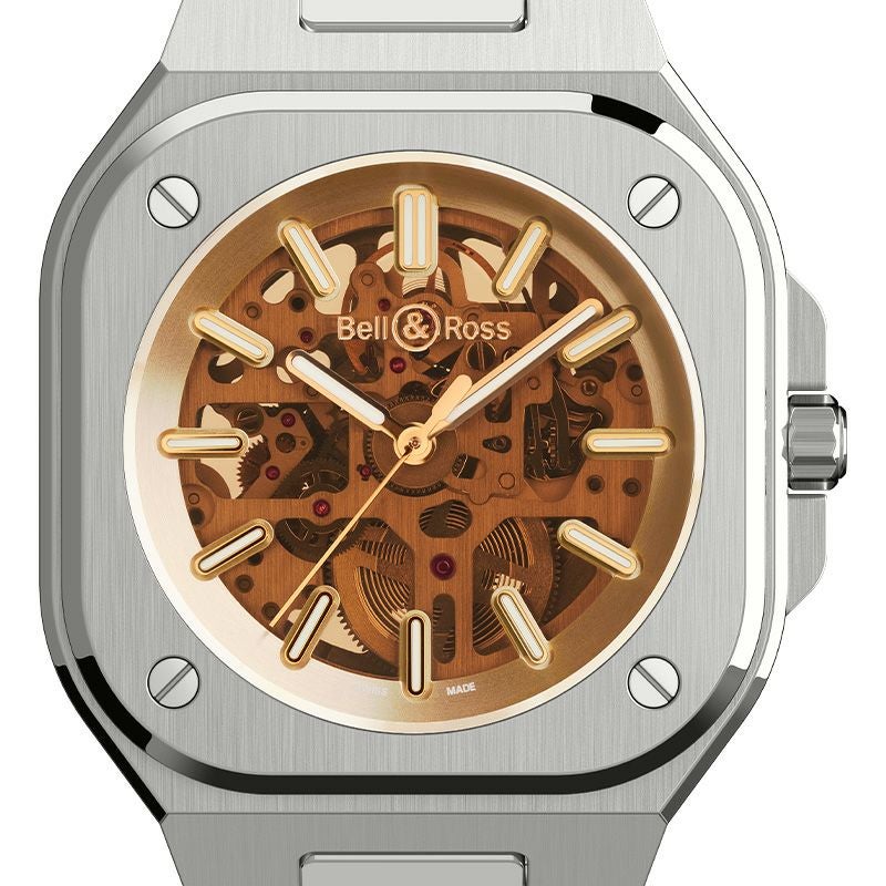 Bell & Ross BR 05 SKELETON GOLDEN ベル&ロス BR 05 スケルトン ゴールデン BR05A-CH-SKST/SST