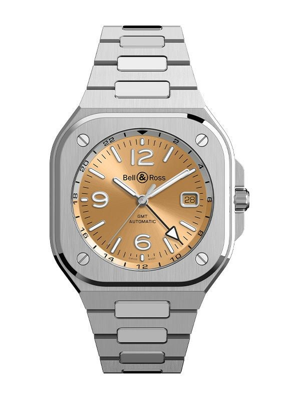 Bell & Ross BR 05 GMT AMBER JAPAN LIMITED EDITION ベル&ロス BR 05 GMT アンバー 日本限定 BR05G-CH-ST/SST