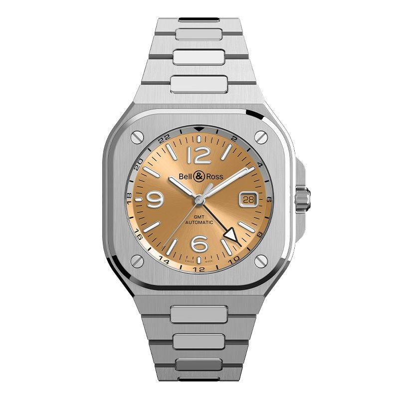 Bell & Ross BR 05 GMT AMBER JAPAN LIMITED EDITION ベル&ロス BR 05 GMT アンバー 日本限定 BR05G-CH-ST/SST