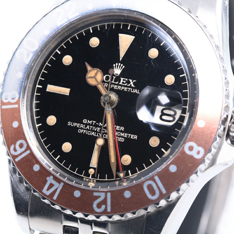 【中古】ROLEX GMT MASTER I MM DIAL ロレックス GMTマスターI MMダイヤル 1675MM