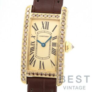 【中古】CARTIER TANK AMERICAN SM カルティエ タンクアメリカン SM WB706431