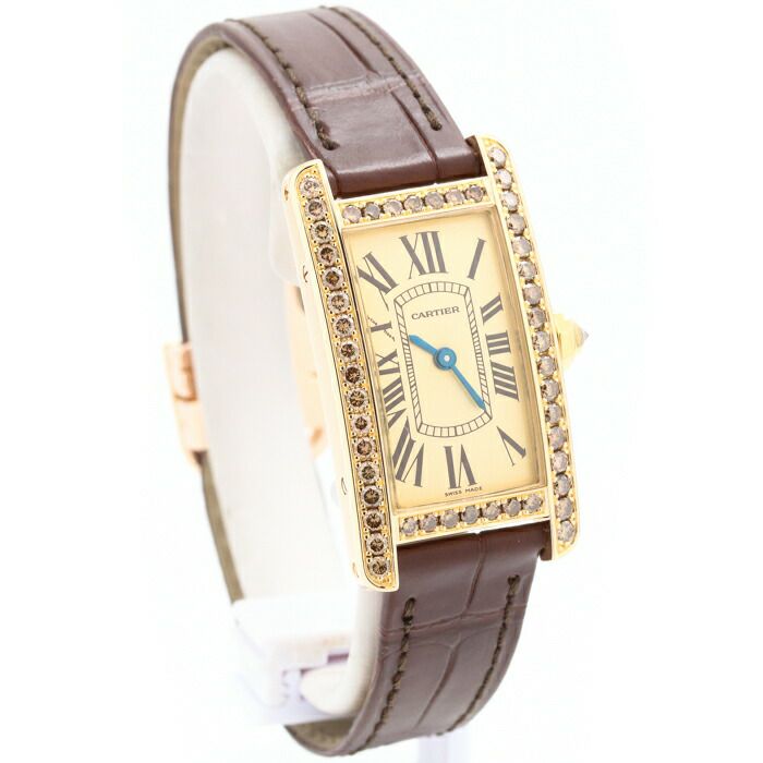 【中古】CARTIER TANK AMERICAN SM カルティエ タンクアメリカン SM WB706431