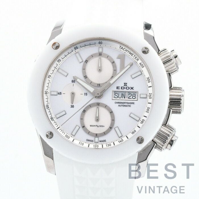 【中古】EDOX CHRONOOFFSHORE-1 CHRONOGRAPH AUTOMATIC エドックス クロノオフショア1 クロノグラフ オートマチック 01114-3B-BN-S