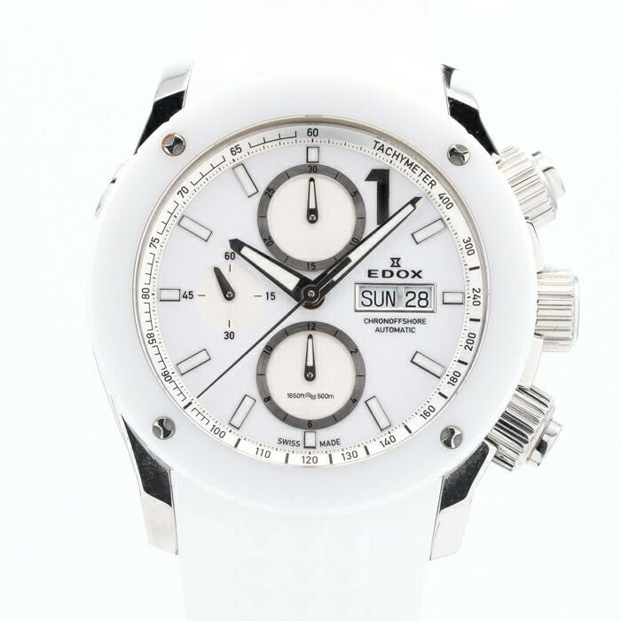 【中古】EDOX CHRONOOFFSHORE-1 CHRONOGRAPH AUTOMATIC エドックス クロノオフショア1 クロノグラフ オートマチック 01114-3B-BN-S
