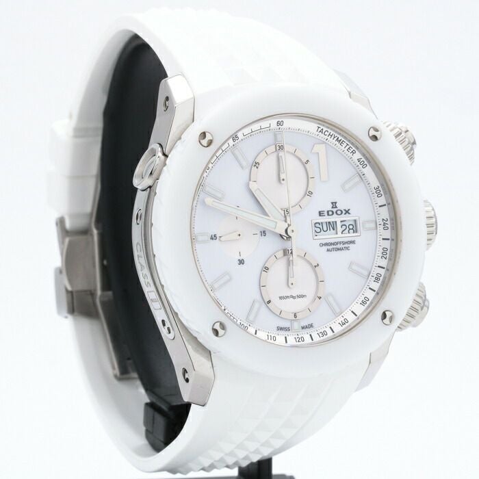 【中古】EDOX CHRONOOFFSHORE-1 CHRONOGRAPH AUTOMATIC エドックス クロノオフショア1 クロノグラフ オートマチック 01114-3B-BN-S
