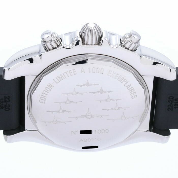 【中古】BREITLING CHRONOMAT 44 FRECCE TRICOLORI LIMITED TO 1000 ブライトリング クロノマット 44 フレッチェトリコローリ 世界限定1000本 AB01104D/BC62(A013BFTRPR)