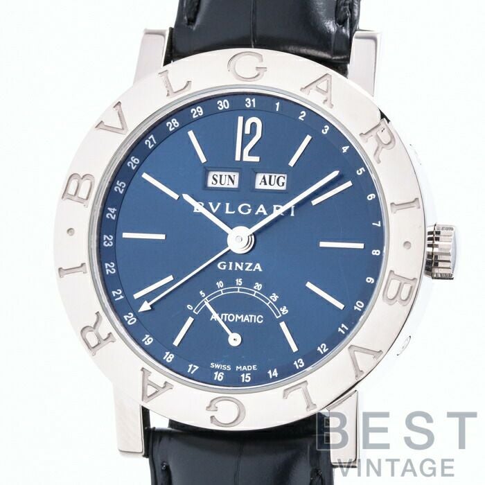 【中古】BVLGARI BVLGARI BVLGARI TRIPLE CALENDAR GINZA LIMITED TO 60 ブルガリ ブルガリブルガリ トリプルカレンダー 銀座60本限定 BBW38GLAC