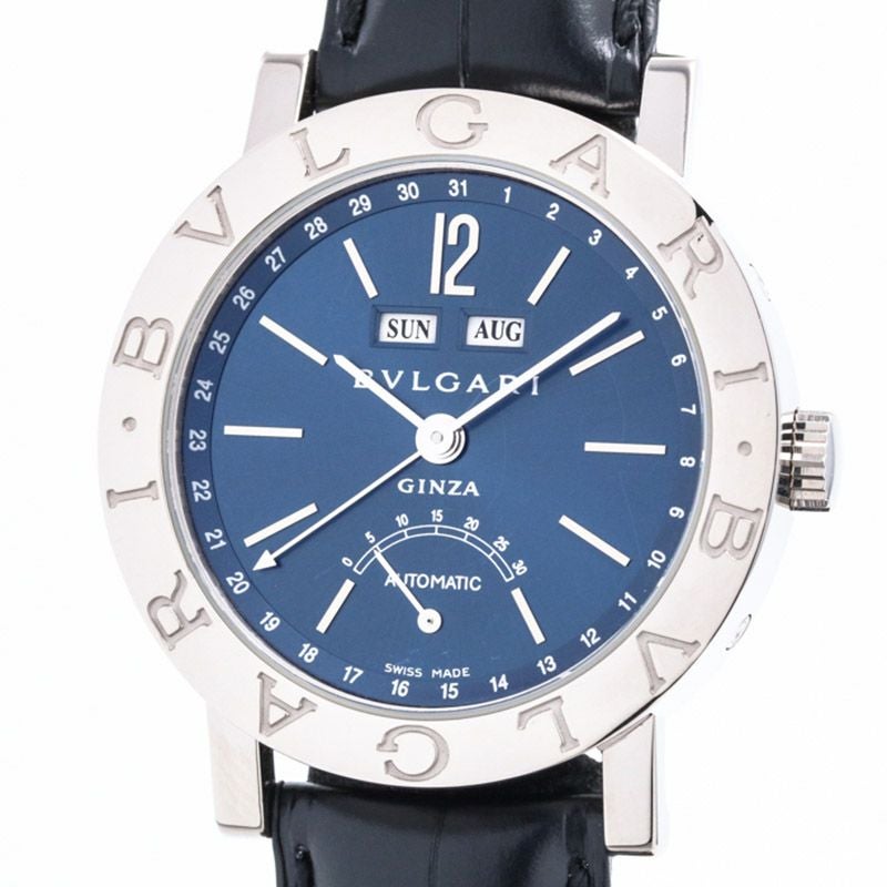 【中古】BVLGARI BVLGARI BVLGARI TRIPLE CALENDAR GINZA LIMITED TO 60 ブルガリ ブルガリブルガリ トリプルカレンダー 銀座60本限定 BBW38GLAC