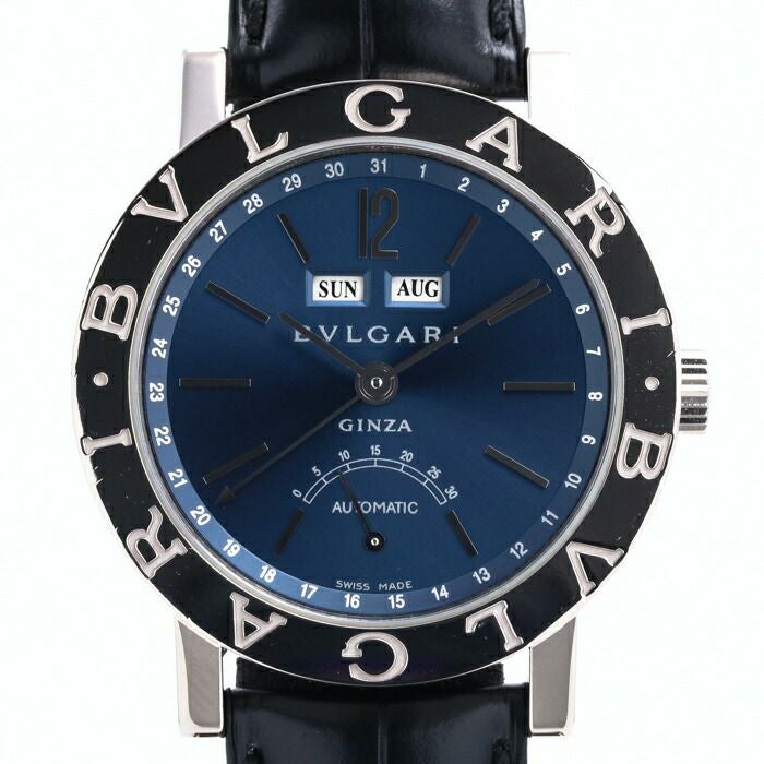 【中古】BVLGARI BVLGARI BVLGARI TRIPLE CALENDAR GINZA LIMITED TO 60 ブルガリ ブルガリブルガリ トリプルカレンダー 銀座60本限定 BBW38GLAC