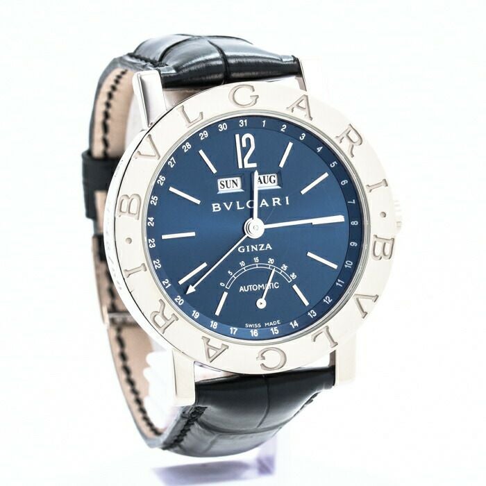 【中古】BVLGARI BVLGARI BVLGARI TRIPLE CALENDAR GINZA LIMITED TO 60 ブルガリ ブルガリブルガリ トリプルカレンダー 銀座60本限定 BBW38GLAC