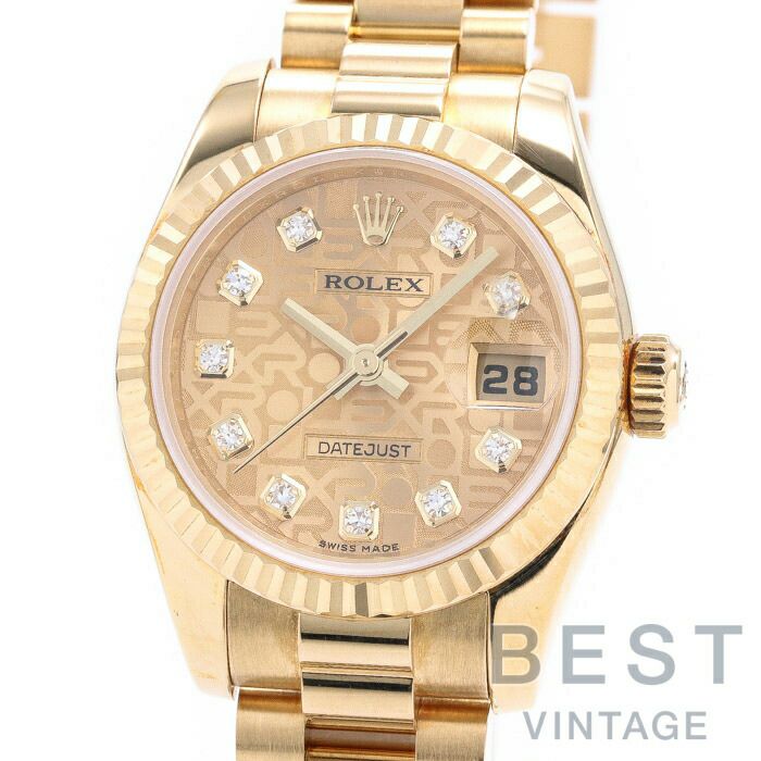 【中古】ROLEX OYSTER PERPETUAL DATEJUST ロレックス オイスターパーペチュアル デイトジャスト 179178G
