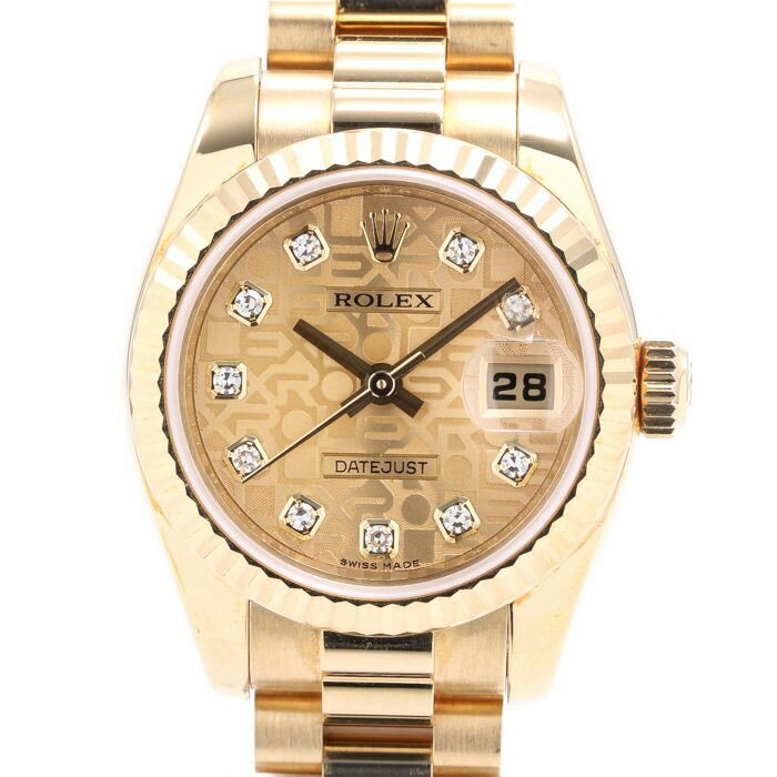 【中古】ROLEX OYSTER PERPETUAL DATEJUST ロレックス オイスターパーペチュアル デイトジャスト 179178G