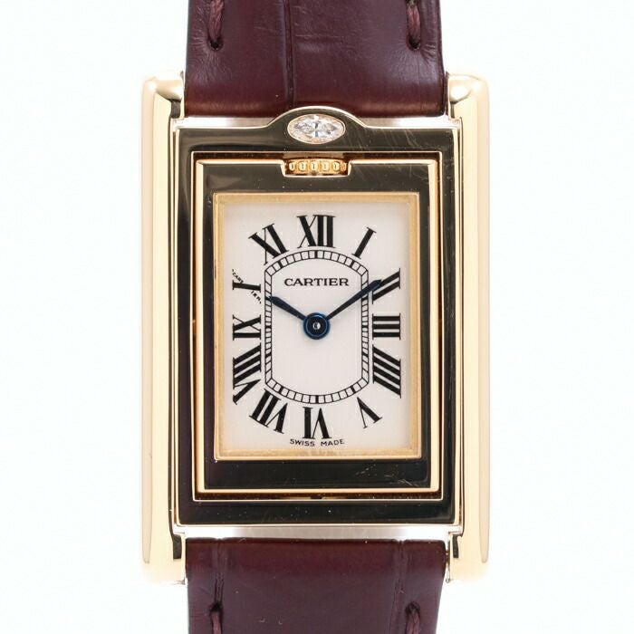 【中古】CARTIER TANK BASCULANTE SM カルティエ タンクバスキュラント SM WA201851