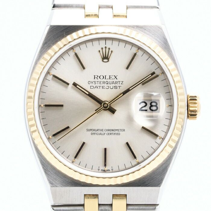 【中古】ROLEX OYSTER QUARTZ DATEJUST ロレックス オイスタークォーツ デイトジャスト 17013