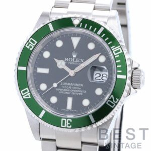 【中古】ROLEX GREEN SUBMARINER DATE ロレックス グリーン サブマリーナー デイト 16610LV