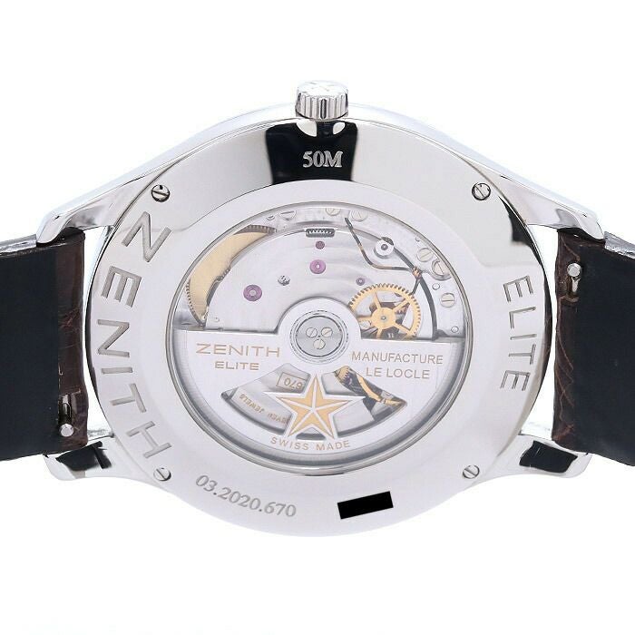 【中古】ZENITH CAPTAIN ELITE CENTRAL SECOND ゼニス キャプテン エリート セントラルセコンド 03.2020.670/76.C498