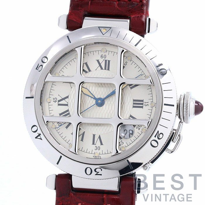 【中古】CARTIER PASHA GRIT 38MM 150TH ANNIVERSARY LIMITED TO 1847 カルティエ パシャ グリット 38MM 150周年記念モデル 限定1847本 W3102255