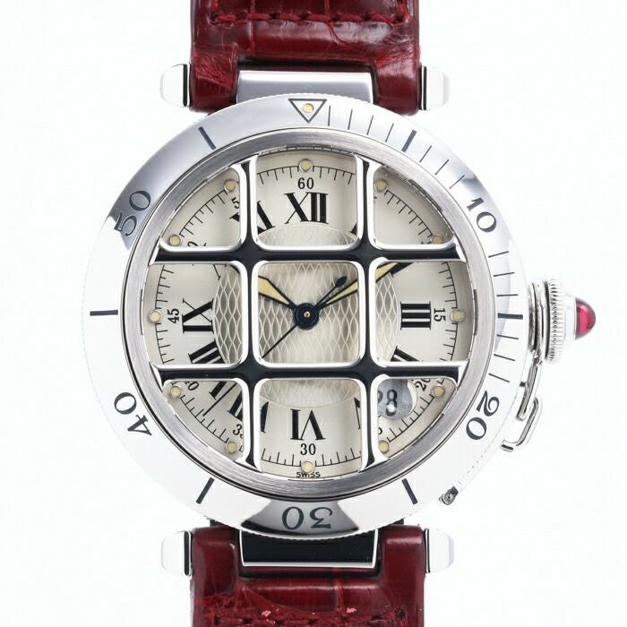 【中古】CARTIER PASHA GRIT 38MM 150TH ANNIVERSARY LIMITED TO 1847 カルティエ パシャ グリット 38MM 150周年記念モデル 限定1847本 W3102255