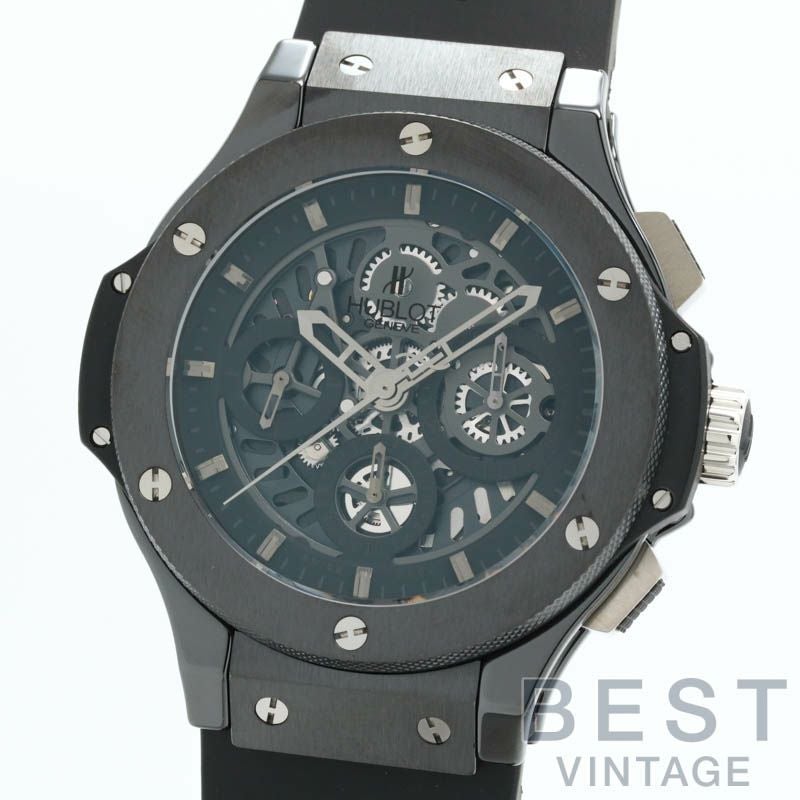 【中古】HUBLOT BIG BANG AEROBAN ALL BLACK ウブロ ビッグバン アエロバン オールブラック 世界限定500本 310.CM.1110.RX