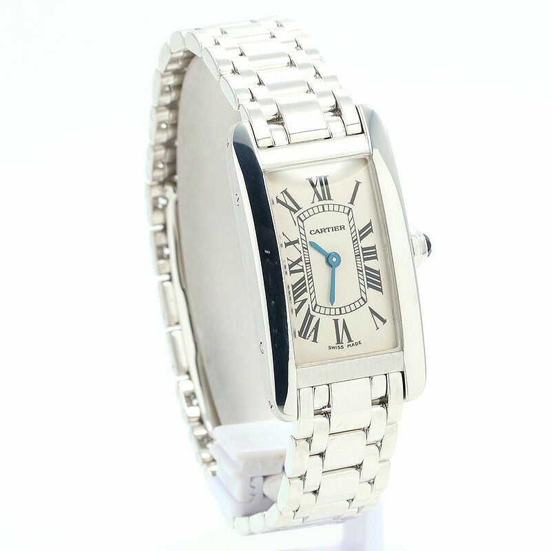 【中古】CARTIER TANK AMERICAINE WATCH SMALL MODEL カルティエ タンク アメリカン ウォッチ SM / タンクアメリカンSM W26019L1