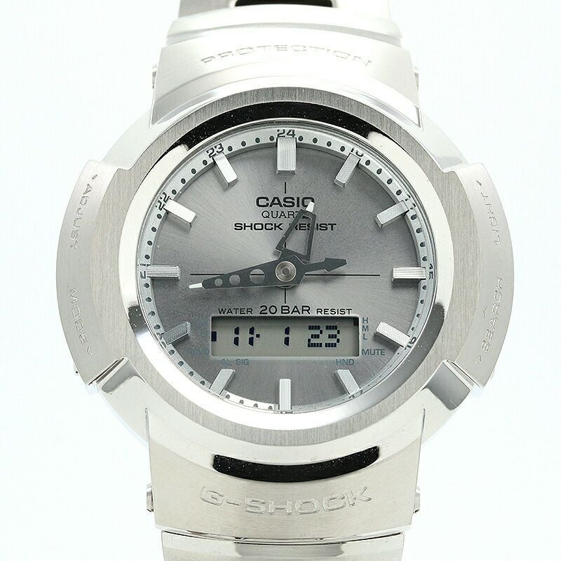 【中古】CASIO G-SHOCK FULL METAL AW-500 SERIES カシオ Gショック フルメタル AW-500シリーズ AWM-500D-1A8JF