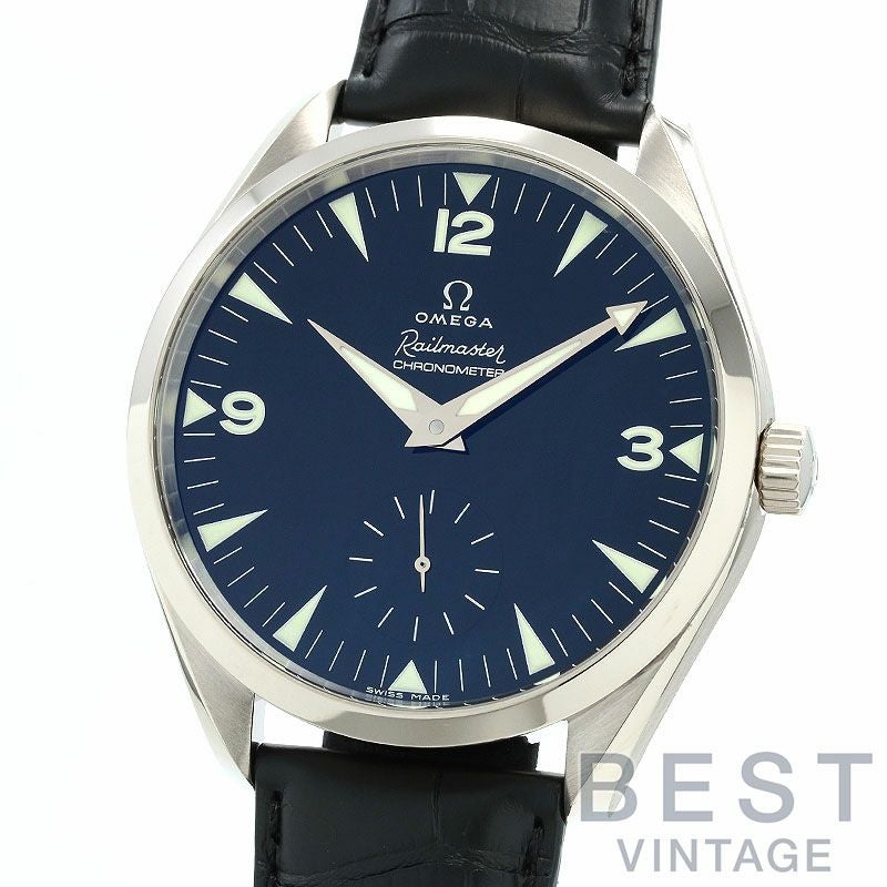 【中古】OMEGA SEAMASTER RAILMASTER XXL 50TH ANNIVERSARY LIMITED EDITION オメガ シーマスター レイルマスター XXL クロノメーター 50周年記念限定 221.53.49.10.01.002