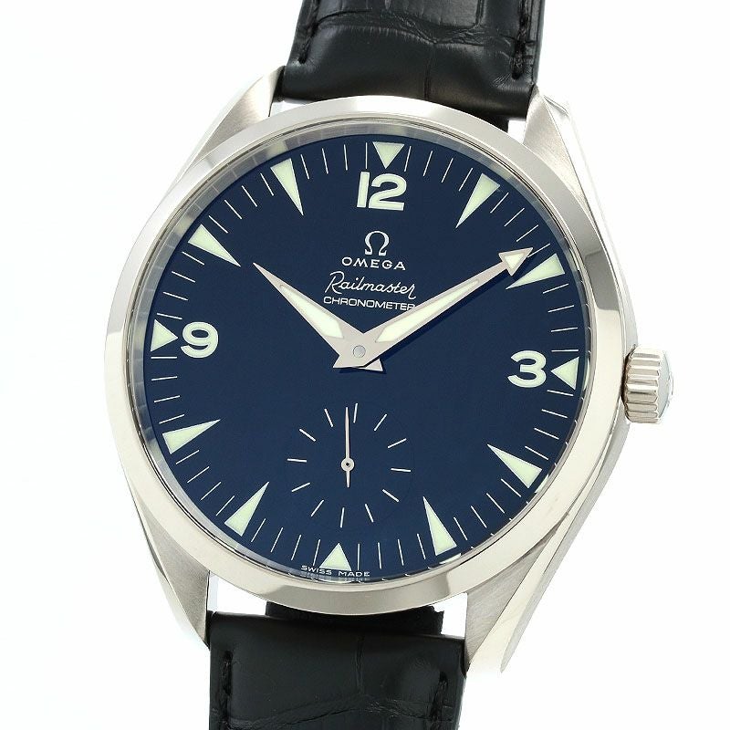 【中古】OMEGA SEAMASTER RAILMASTER XXL 50TH ANNIVERSARY LIMITED EDITION オメガ シーマスター レイルマスター XXL クロノメーター 50周年記念限定 221.53.49.10.01.002