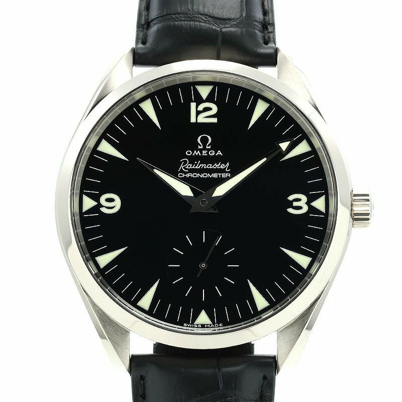 【中古】OMEGA SEAMASTER RAILMASTER XXL 50TH ANNIVERSARY LIMITED EDITION オメガ シーマスター レイルマスター XXL クロノメーター 50周年記念限定 221.53.49.10.01.002