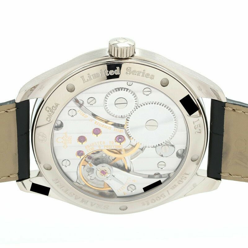 【中古】OMEGA SEAMASTER RAILMASTER XXL 50TH ANNIVERSARY LIMITED EDITION オメガ シーマスター レイルマスター XXL クロノメーター 50周年記念限定 221.53.49.10.01.002
