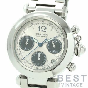 【中古】CARTIER PASHA C DE CARTIER WATCH / PASHA C CHRONOGRAPH カルティエ パシャ C ドゥ カルティエ ウォッチ / パシャC クロノグラフ W31048M7