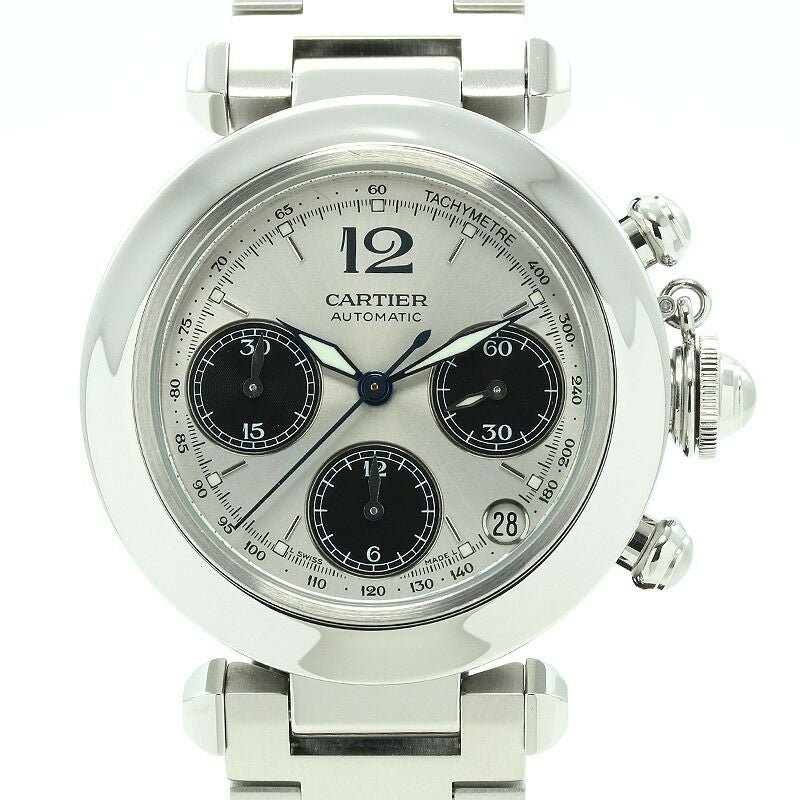 【中古】CARTIER PASHA C DE CARTIER WATCH / PASHA C CHRONOGRAPH カルティエ パシャ C ドゥ カルティエ ウォッチ / パシャC クロノグラフ W31048M7