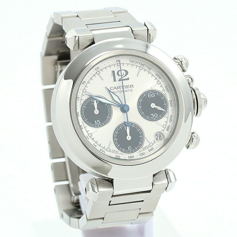 【中古】CARTIER PASHA C DE CARTIER WATCH / PASHA C CHRONOGRAPH カルティエ パシャ C ドゥ カルティエ ウォッチ / パシャC クロノグラフ W31048M7