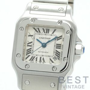 【中古】CARTIER SANTOS DE CARTIER GALBEE WATCH SMALL MODEL カルティエ サントス ドゥ カルティエ ガルベ ウォッチ SM / サントスガルベSM W20054D6