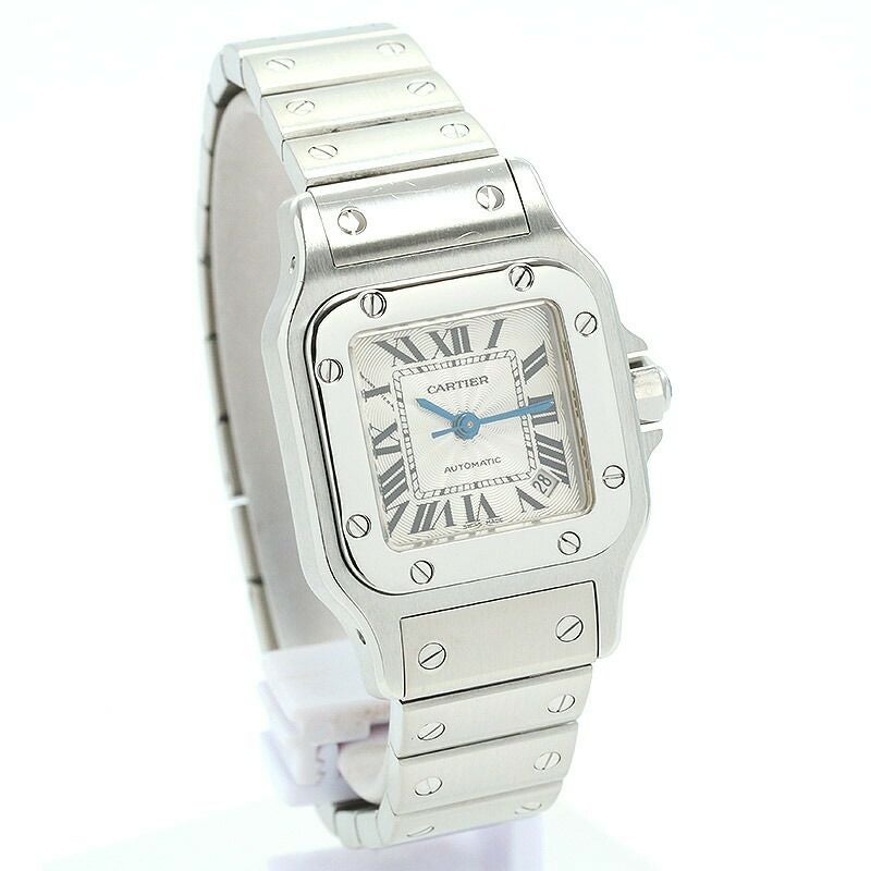 【中古】CARTIER SANTOS DE CARTIER GALBEE WATCH SMALL MODEL カルティエ サントス ドゥ カルティエ ガルベ ウォッチ SM / サントスガルベSM W20054D6