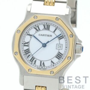 【中古】CARTIER SANTOS RONDE WATCH LARGE MODEL / SANTOS OCTAGON LARGE MODEL カルティエ サントス ロンド ウォッチ LM / サントス オクタゴン LM 81037232