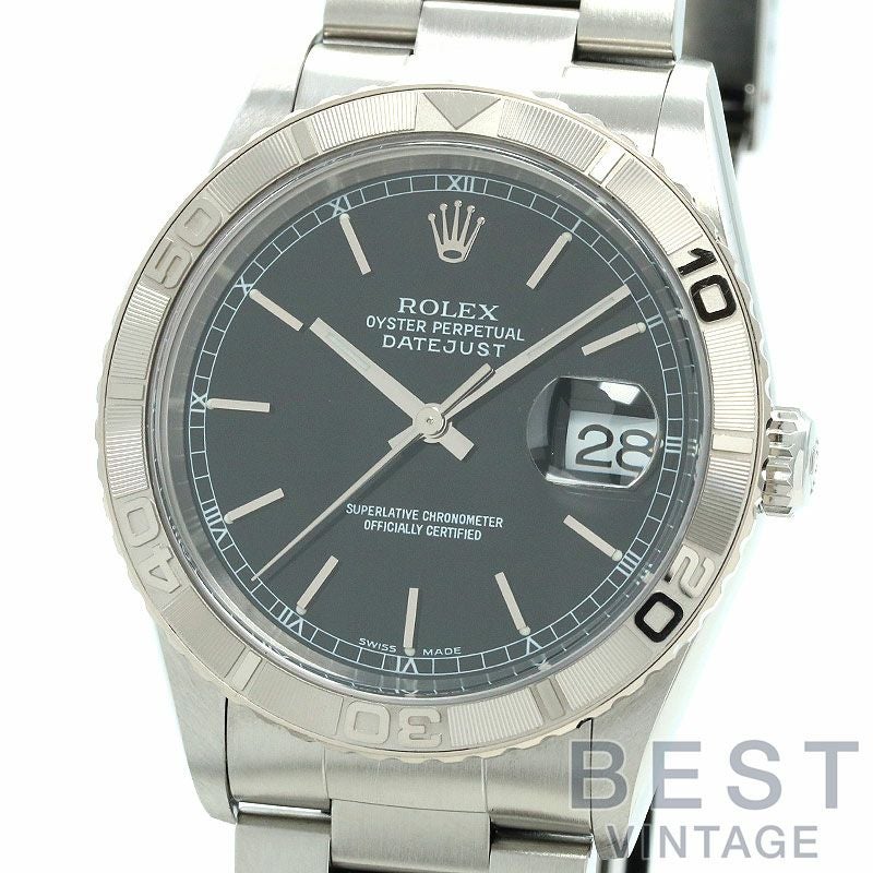 【中古】ROLEX OYSTER PERPETUAL DATEJUST TURN-O-GRAPH "THUNDERBIRD" ロレックス オイスターパーペチュアル デイトジャスト サンダーバード 16264