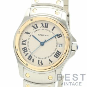 【中古】CARTIER SANTOS COUGAR LARGE MODEL サントスクーガーLM) カルティエ SANTOS COUGAR LARGE MODEL サントスクーガーLM W20036R3