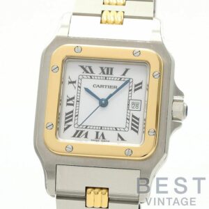 【中古】CARTIER SANTOS CARREE LARGE MODEL / SANTOS GALBEE LARGE MODEL カルティエ サントスカレLM / サントスガルベLM 81036232
